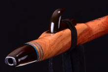 Carob Native American Flute, Minor, Mid G-4, #H33I